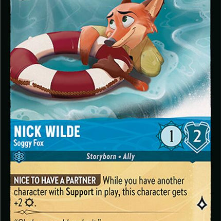 Nick Wilde - Soggy Fox (148/204) [Azurite Sea]