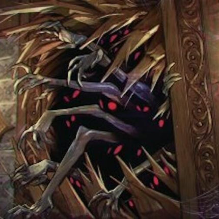 Withering Torment Art Card [Duskmourn: House of Horror Art Series]