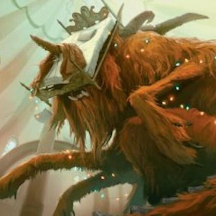 Bedhead Beastie Art Card [Duskmourn: House of Horror Art Series]