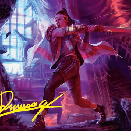 Diversion Specialist Art Card (Gold-Stamped Signature) [Duskmourn: House of Horror Art Series]