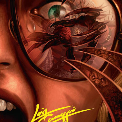 Razorkin Needlehead Art Card (Gold-Stamped Signature) [Duskmourn: House of Horror Art Series]
