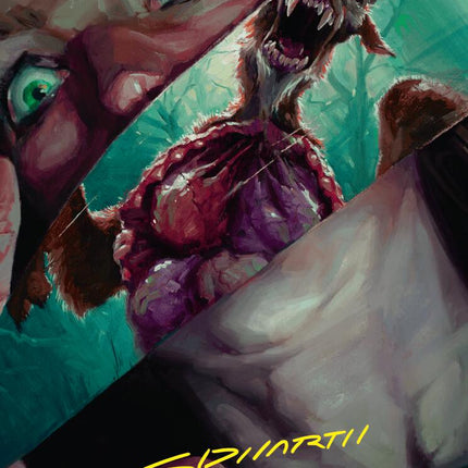 Hauntwoods Shrieker Art Card (Gold-Stamped Signature) [Duskmourn: House of Horror Art Series]
