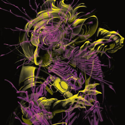 Nashi, Searcher in the Dark Art Card (43/54) (Gold-Stamped Signature) [Duskmourn: House of Horror Art Series]