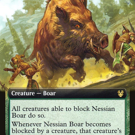 Nessian Boar (Extended Art) [Theros Beyond Death]