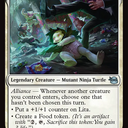 Lita, Little Orphan Amphibian [Teenage Mutant Ninja Turtles]