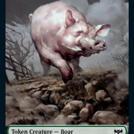 Boar Token [Innistrad: Crimson Vow Tokens]