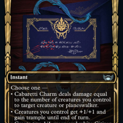 Cabaretti Charm (Showcase Golden Age Gilded Foil) [Streets of New Capenna]