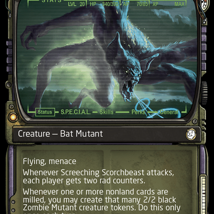 Screeching Scorchbeast (Showcase) [Fallout]