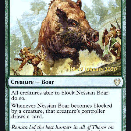 Nessian Boar [Theros Beyond Death Prerelease Promos]