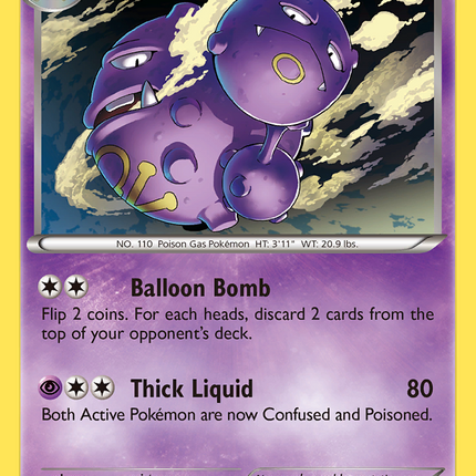 Weezing (28/124) [XY: Fates Collide]