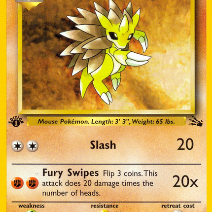 Sandslash (41/62) [Fossil 1st Edition]