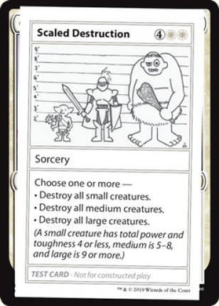 Scaled Destruction (2021 Edition) [Mystery Booster Playtest Cards]