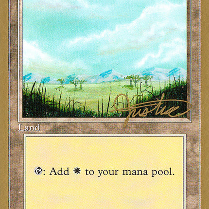 Plains (mj365) (Mark Justice) [Pro Tour Collector Set]