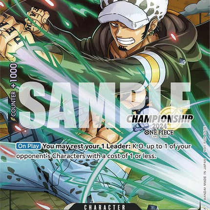 Trafalgar Law (P-038) (CS 2024 Event Pack Finalist) [One Piece Promotion Cards]