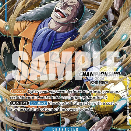 Crocodile (CS 2024 Celebration Pack) [One Piece Promotion Cards]