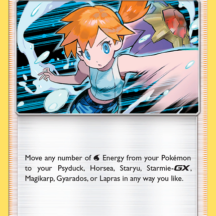 Misty's Water Command (63/68) [Sun & Moon: Hidden Fates]