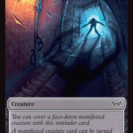 Treasure // Manifest Double-Sided Token [Duskmourn: House of Horror Tokens]