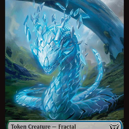 Fractal // Scarecrow Double-Sided Token [Duskmourn: House of Horror Commander Tokens]