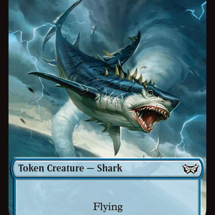 Shark // Copy Double-Sided Token [Duskmourn: House of Horror Commander Tokens]