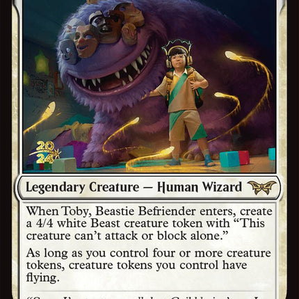 Toby, Beastie Befriender [Duskmourn: House of Horror Prerelease Promos]