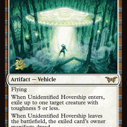 Unidentified Hovership [Duskmourn: House of Horror Prerelease Promos]