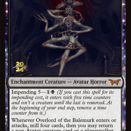 Overlord of the Balemurk [Duskmourn: House of Horror Prerelease Promos]