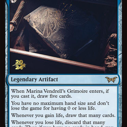 Marina Vendrell's Grimoire [Duskmourn: House of Horror Prerelease Promos]