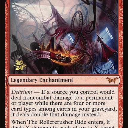 The Rollercrusher Ride (0155) [Duskmourn: House of Horror Prerelease Promos]