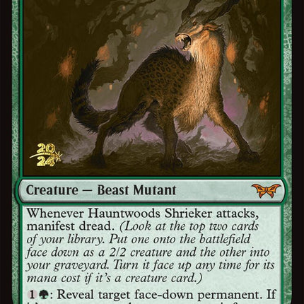 Hauntwoods Shrieker [Duskmourn: House of Horror Prerelease Promos]