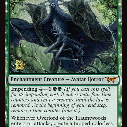 Overlord of the Hauntwoods [Duskmourn: House of Horror Prerelease Promos]