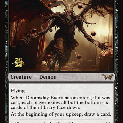 Doomsday Excruciator [Duskmourn: House of Horror Prerelease Promos]