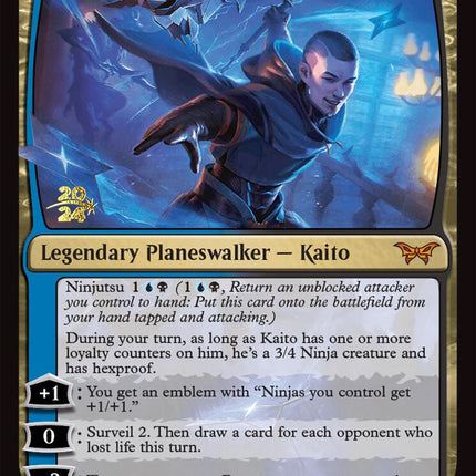 Kaito, Bane of Nightmares [Duskmourn: House of Horror Prerelease Promos]