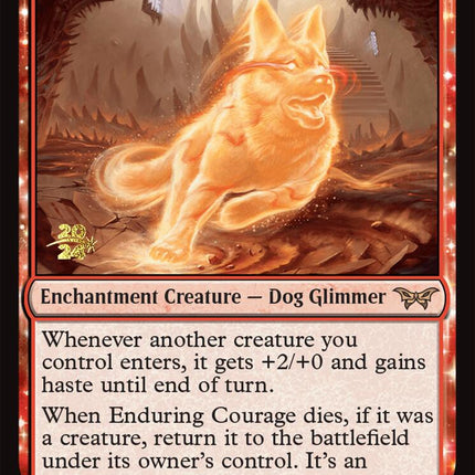 Enduring Courage [Duskmourn: House of Horror Prerelease Promos]