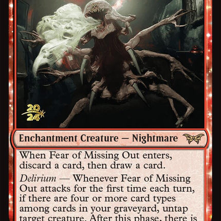 Fear of Missing Out [Duskmourn: House of Horror Prerelease Promos]