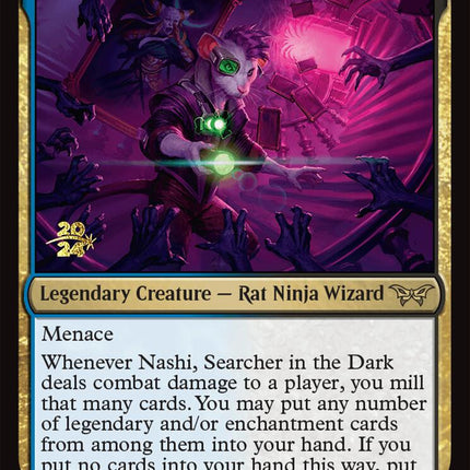 Nashi, Searcher in the Dark [Duskmourn: House of Horror Prerelease Promos]