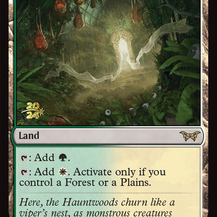 Hushwood Verge [Duskmourn: House of Horror Prerelease Promos]