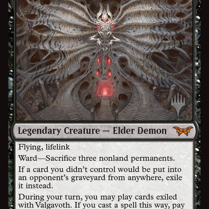 Valgavoth, Terror Eater (Promo Pack) [Duskmourn: House of Horror Promos]