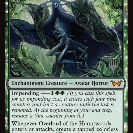 Overlord of the Hauntwoods (Promo Pack) [Duskmourn: House of Horror Promos]