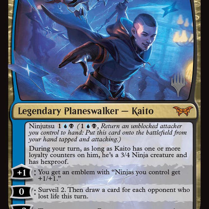 Kaito, Bane of Nightmares (Promo Pack) [Duskmourn: House of Horror Promos]