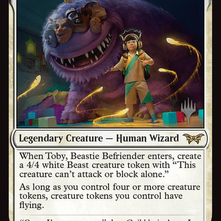 Toby, Beastie Befriender (Promo Pack) [Duskmourn: House of Horror Promos]