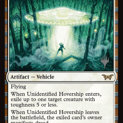 Unidentified Hovership (Promo Pack) [Duskmourn: House of Horror Promos]