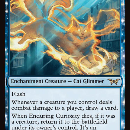 Enduring Curiosity (Promo Pack) [Duskmourn: House of Horror Promos]