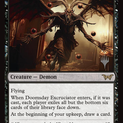 Doomsday Excruciator (Promo Pack) [Duskmourn: House of Horror Promos]