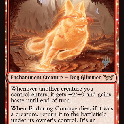 Enduring Courage (Promo Pack) [Duskmourn: House of Horror Promos]