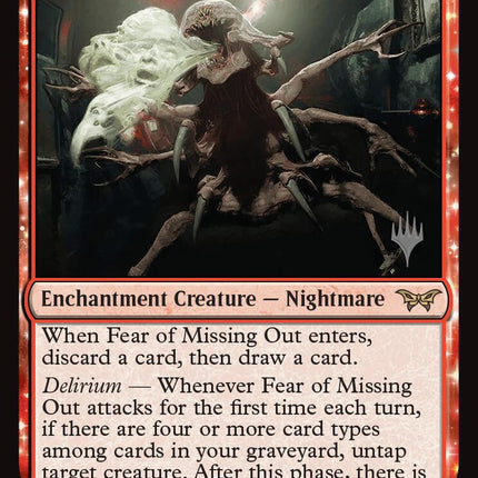 Fear of Missing Out (Promo Pack) [Duskmourn: House of Horror Promos]