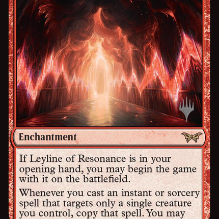 Leyline of Resonance (Promo Pack) [Duskmourn: House of Horror Promos]