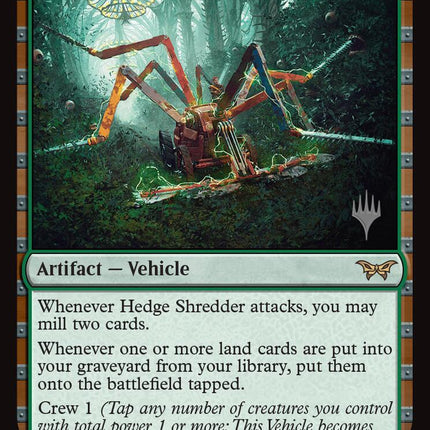Hedge Shredder (Promo Pack) [Duskmourn: House of Horror Promos]