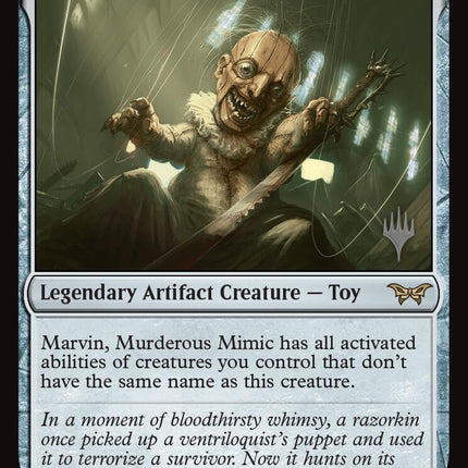 Marvin, Murderous Mimic (Promo Pack) [Duskmourn: House of Horror Promos]
