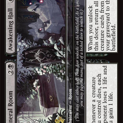Funeral Room // Awakening Hall [Duskmourn: House of Horror Prerelease Promos]