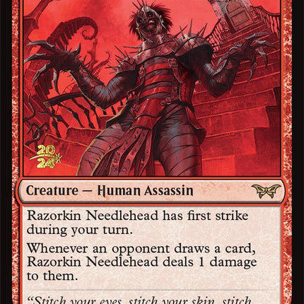 Razorkin Needlehead [Duskmourn: House of Horror Prerelease Promos]